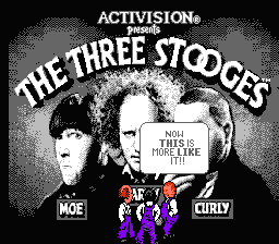 The Three Stooges title screenshot